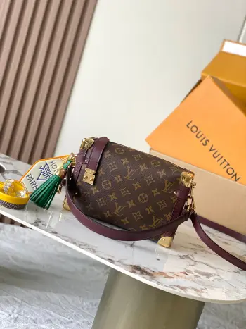 0188 Zipper Boston Handbag Women s Crossbody Bag Replica Louis Vuitton womens bags