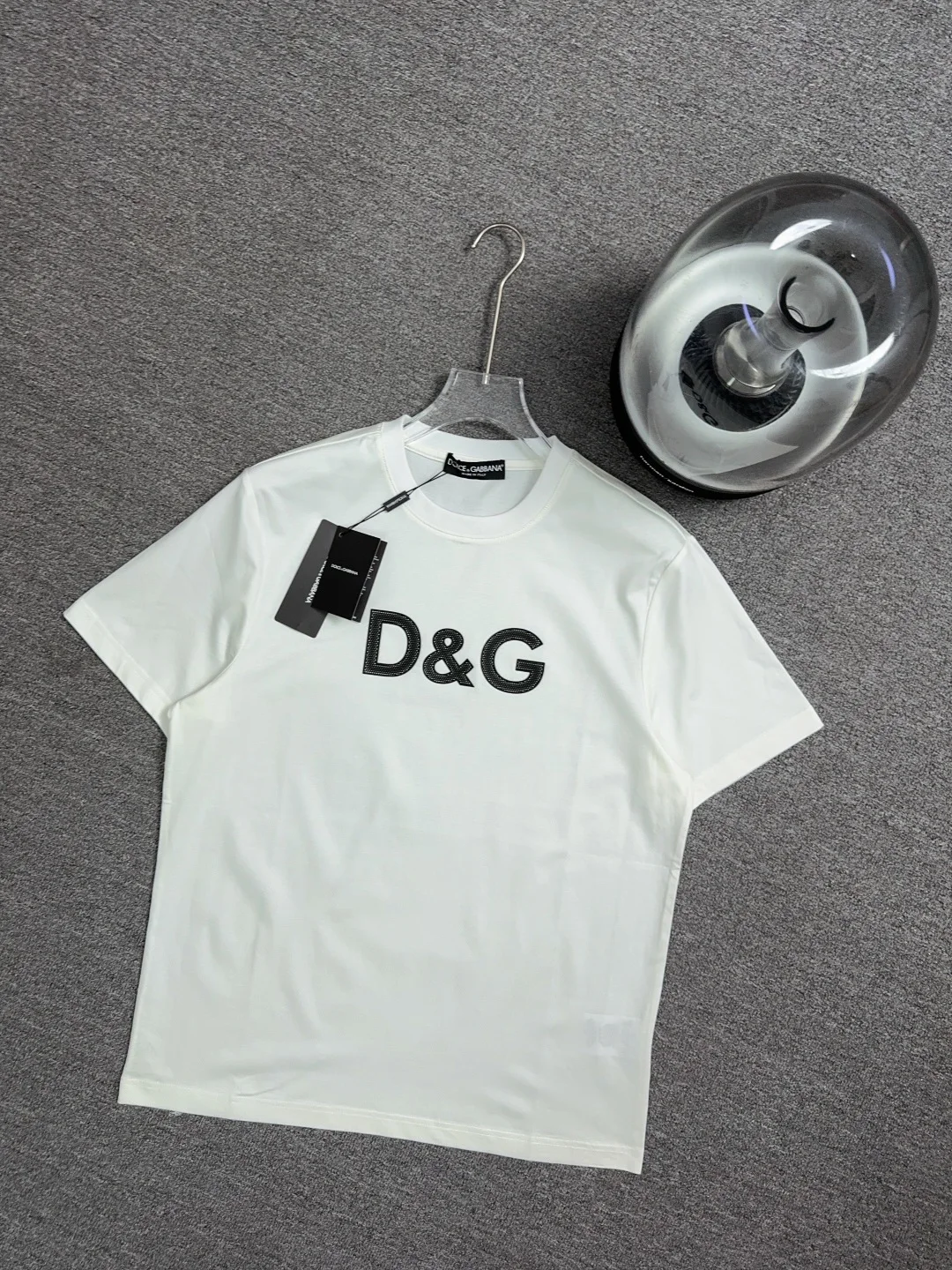 Dolce Gabbana Simple Round Neck New Short Sleeve T-shirt Dolce Gabbana Simple Round Neck New Short Sleeve T-shirt