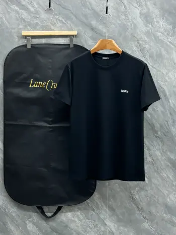 Latest unisex casual round neck short sleeve T-shirt Replica Zegna Tshirts and Polos
