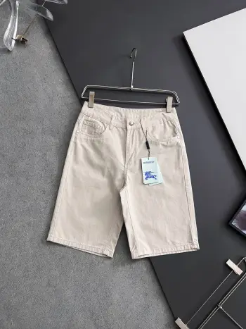 Spring and summer silk linen casual shorts Replica Burberry Shorts and Swimwear