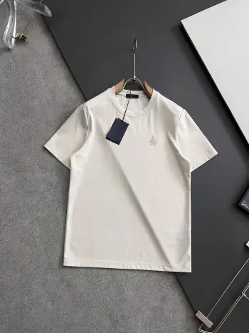 Double-strand mercerized imported milk silk T-shirt Replica Prada Tshirts and Polos