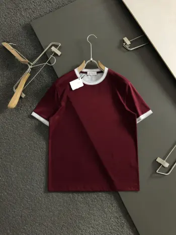 Spring and summer studded hollow short sleeves Replica Brunello Cucinelli Tshirts and Polos