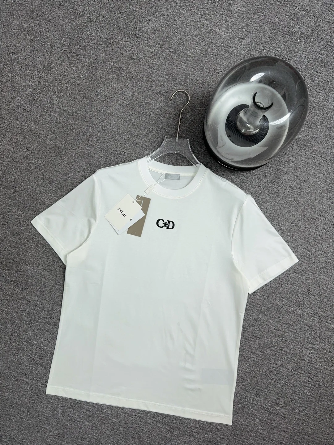 Dior Simple Round Neck New Short Sleeve T-shirt Dior Simple Round Neck New Short Sleeve T-shirt