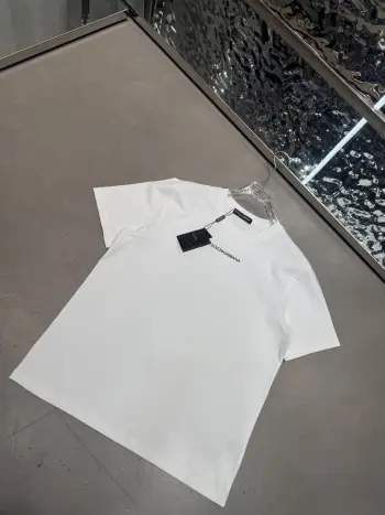 Comfortable Ice Feel Cotton New Short Sleeve T-Shirt Replica Dolce Gabbana Tshirts and Polos