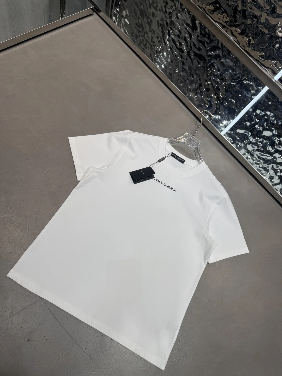 Dolce Gabbana Comfortable Ice Feel Cotton New Short Sleeve T-Shirt Dolce Gabbana Comfortable Ice Feel Cotton New Short Sleeve T-Shirt