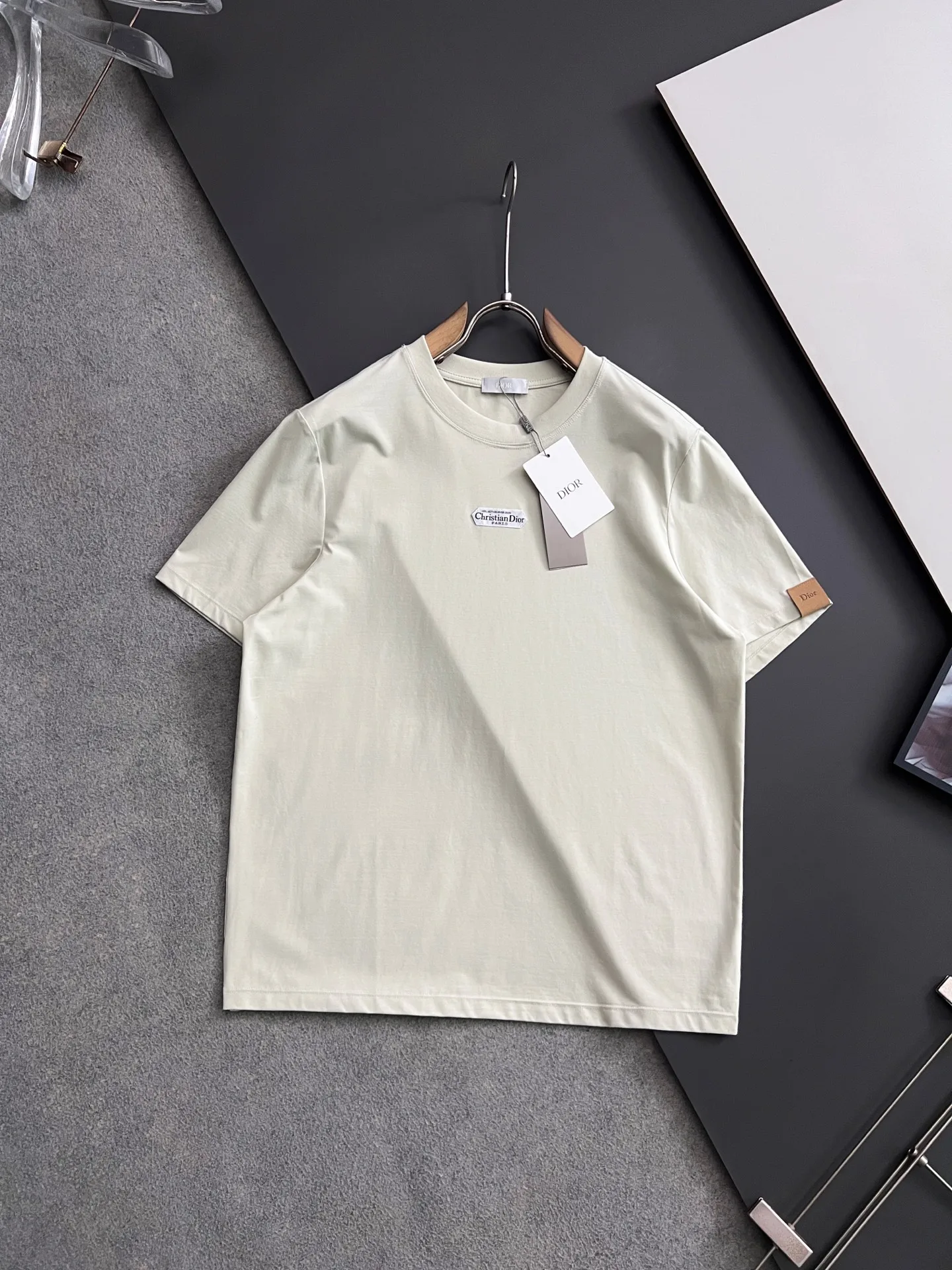 Dior European and American drop shoulder loose series short sleeves