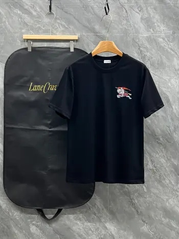 Spring and summer new arrivals latest model War Horse series short-sleeve round-neck T-shirt Replica Burberry Tshirts and Polos