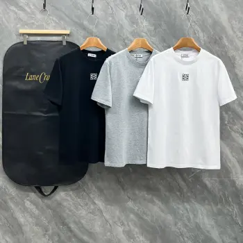 Latest unisex casual round neck short sleeve T-shirt Replica Loewe Tshirts and Polos