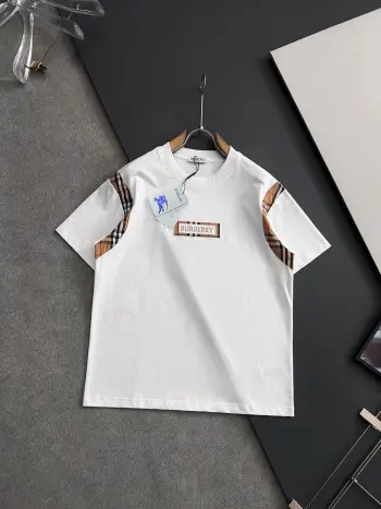 European and American drop shoulder loose series short sleeves Replica Burberry Tshirts and Polos