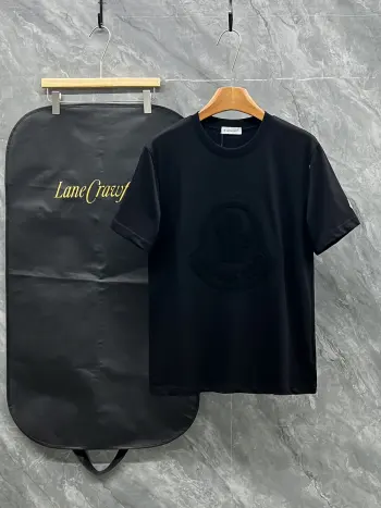Latest short-sleeve round-neck T-shirt Replica Moncler Tshirts and Polos