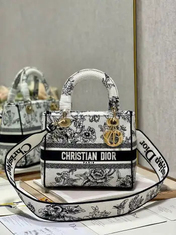 9027 Milk White Constellation Embroidered Lady Di Bag Women s Crossbody Bag Replica Dior womens bags