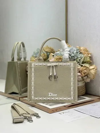 :1265 Small Feather Mirror with Shoulder Strap Shopping Bag Women s Shoulder Bag Replica Dior womens bags