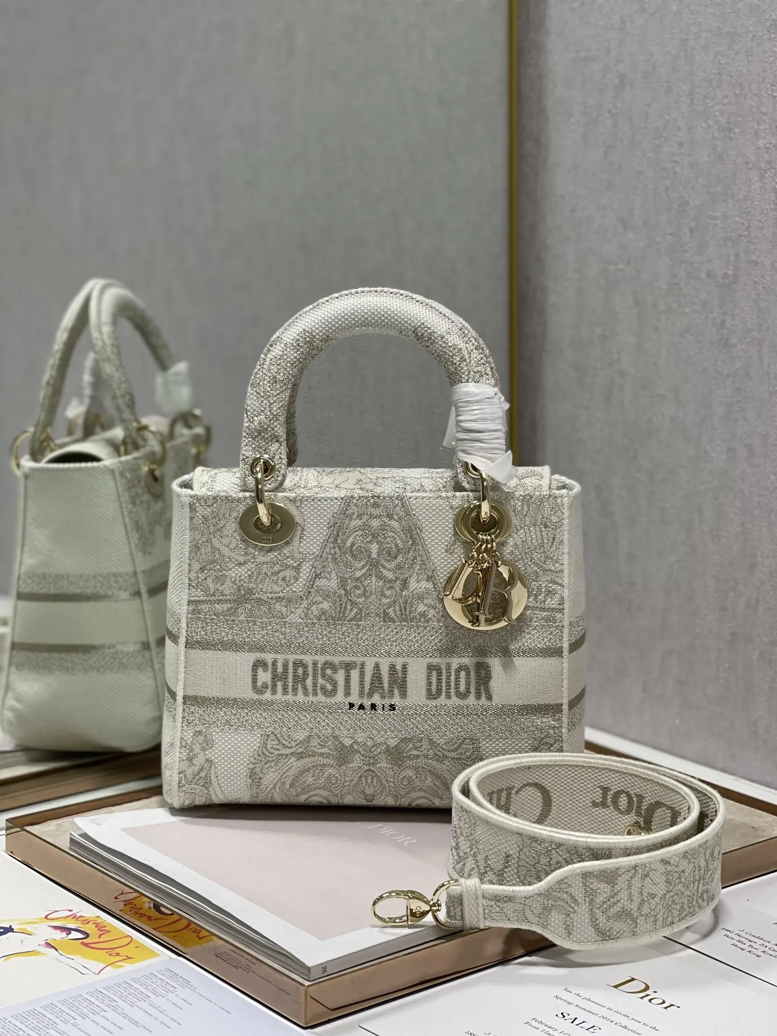 Dior 9027 Milk White Constellation Embroidered Lady Di Bag Women s Crossbody Bag Dior 9027 Milk White Constellation Embroidered Lady Di Bag Women s Crossbody Bag