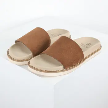 Suede leather slide sandals for men Replica Brunello Cucinelli Mens Sandals and Slides